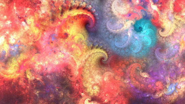 Wallpaper Colorful, Vertical, Design, Abstract, Fractal