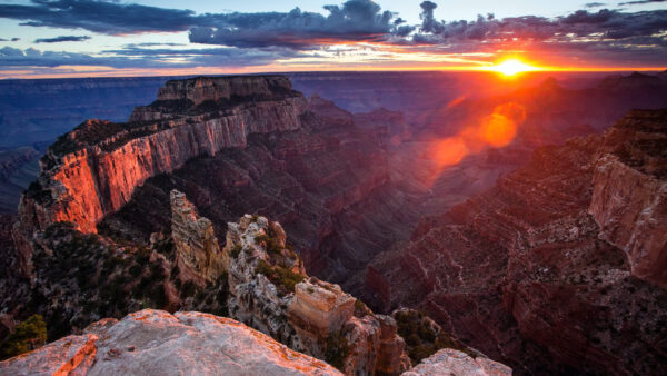 Wallpaper Cliff, Grand, Nature, Sunset, Travel, Canyon