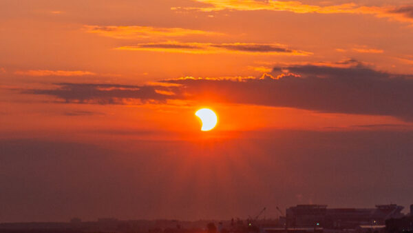 Wallpaper Sky, Mobile, Clouds, Light, Desktop, Sunset, Beautiful, Black, Orange