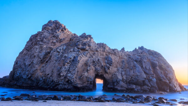 Wallpaper Blue, Water, Desktop, Rock, Ocean, Sky, Mobile, Stones, Nature, Cave, Background