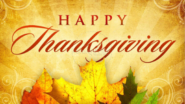 Wallpaper With, Word, Desktop, Leaves, Thanksgiving, Happy