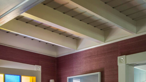Wallpaper Roof, Ceiling, Grasscloth, Colorful