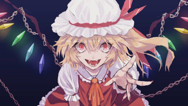 Wallpaper Flandre, Touhou, Scarlet, Desktop