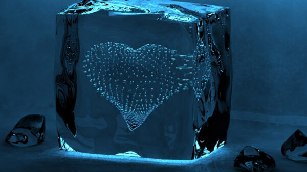 Wallpaper Water, Bubbles, Underwater, Photography, Heart, Shape