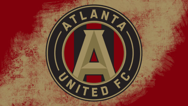 Wallpaper Brown, Atlanta, Logo, Red, United, Background, Soccer, MLS