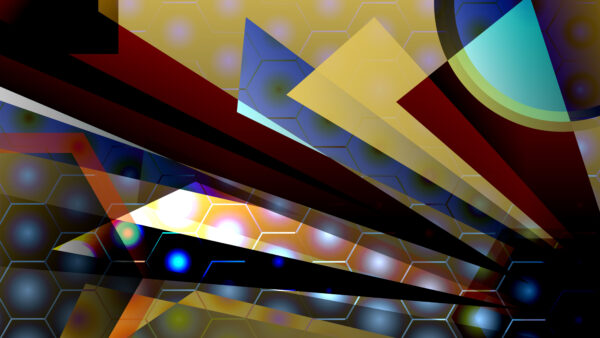 Wallpaper Abstract, Shapes, Desktop, Geometry, Hexagon