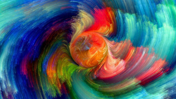 Wallpaper Abstract, Vortex, Background, Colorful, Wavy, Twirl