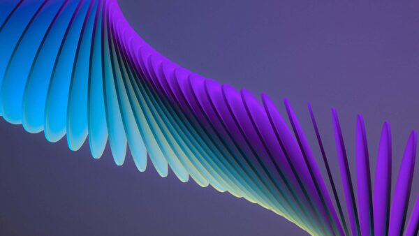 Wallpaper Layers, Abstract, Purple, Blue, Shapes, Curves