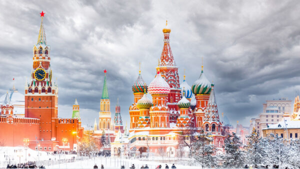 Wallpaper Square, Moscow, Red, Travel, Winter, Kremlin, Russia