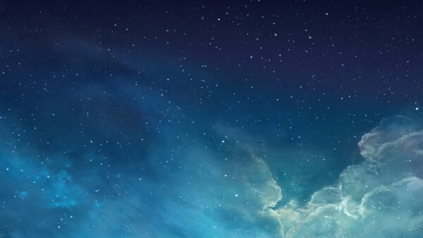 Wallpaper Stars, Space, With, And, Sky, Clouds, Blue, Desktop