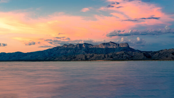 Wallpaper White, Clouds, Sky, Mountains, View, Yellow, Desktop, Blue, Mobile, Under, Ocean, Pink, Nature, Landscape