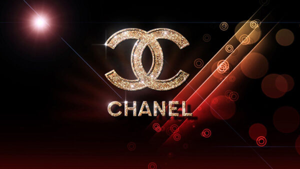 Wallpaper Background, Logo, Red, Glittering, Desktop, Chanel