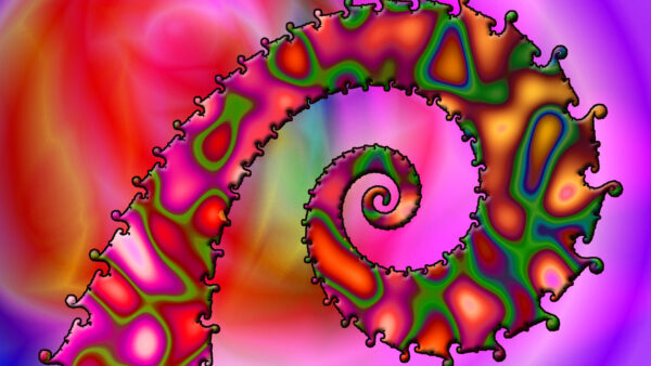 Wallpaper Fractal, Green, Pop, Art, Pink, Trippy, Desktop