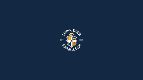 Wallpaper Emblem, Luton, Blue, Logo, Town, Soccer, F.C