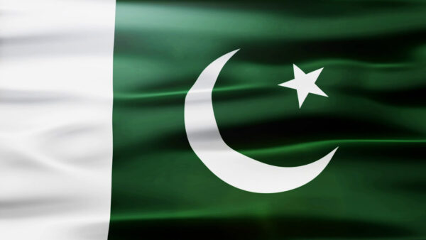 Wallpaper Satin, Soft, Flag, Pakistan