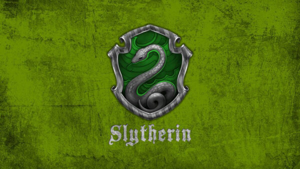 Wallpaper Green, Logo, Background, Slytherin