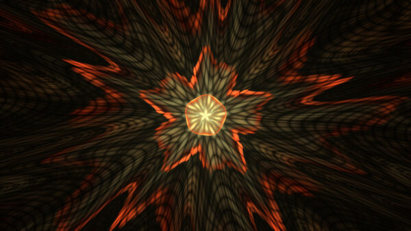 Wallpaper Flash, Star, Abstraction, Fractal, Trippy