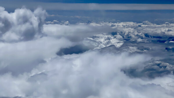 Wallpaper Sky, White, Blue, Closeup, Nature, View, Clouds
