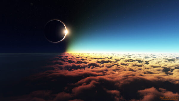 Wallpaper Eclipse, Altitude