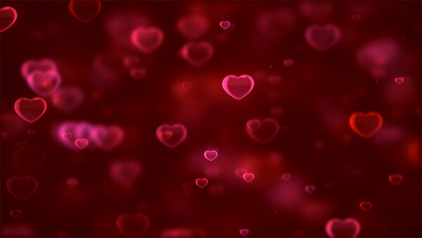 Wallpaper Hearts, Love, Red, Background