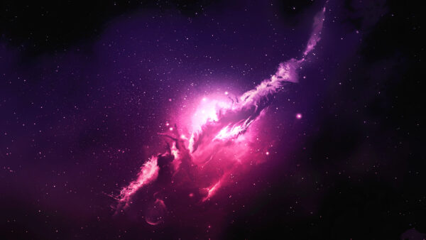 Wallpaper Purple, Nebula