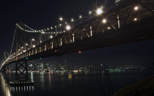 Wallpaper Bridge, Night