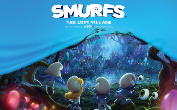 Wallpaper Smurfs, Animation, The, Village, Lost