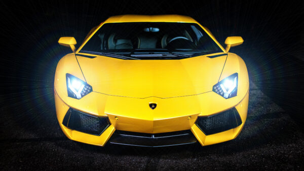 Wallpaper Murcielago, Lamborghini, Yellow