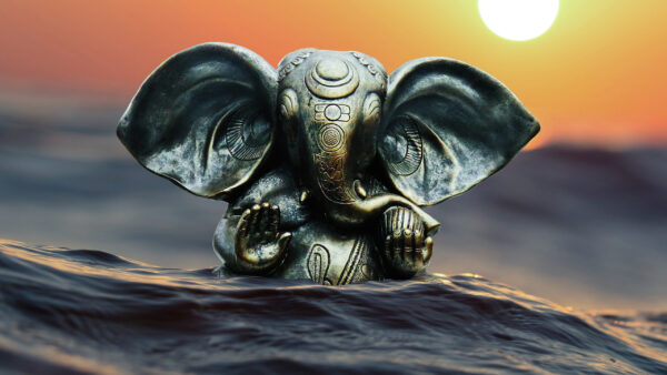 Wallpaper Ganapati, Idol, Lord, Bappa