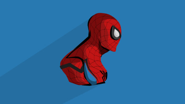 Wallpaper Man, Minimal, Artwork, Spider