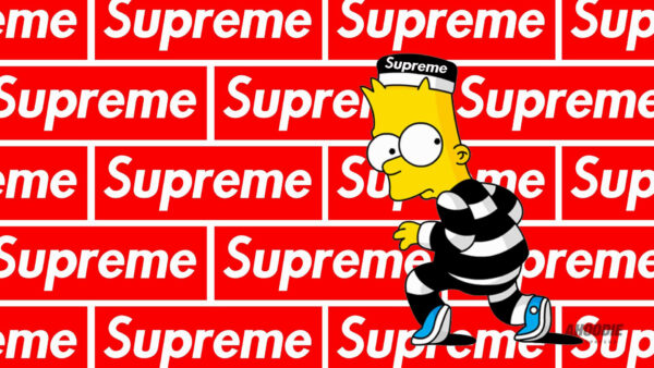 Wallpaper Bart, Background, Supreme, Simpson