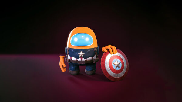 Wallpaper Comics, Marvel, Among, Captain, America