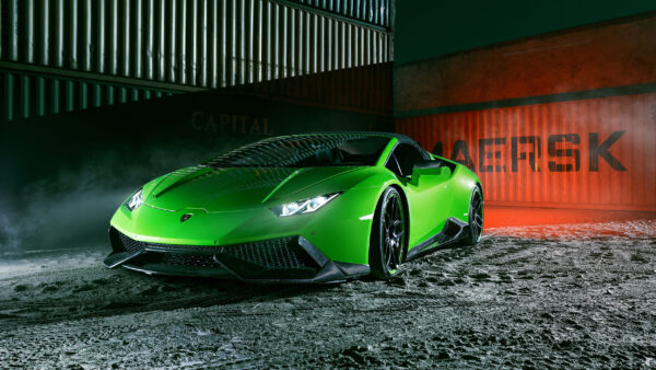 Wallpaper Sport, Car, Cars, Lamborghini, Huracan, Green, Spyder