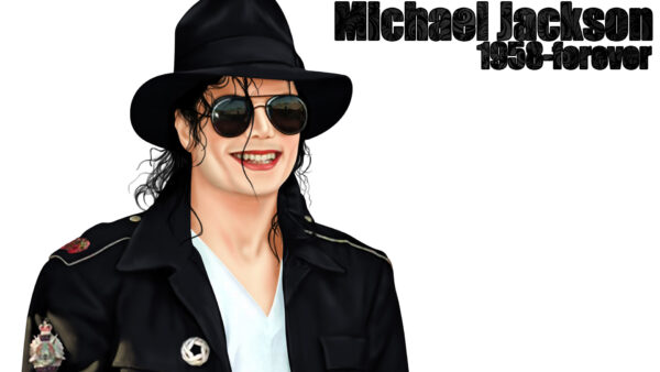 Wallpaper Desktop, Michael, Hat, And, Jackson, Black, Coat, With, Sunglass