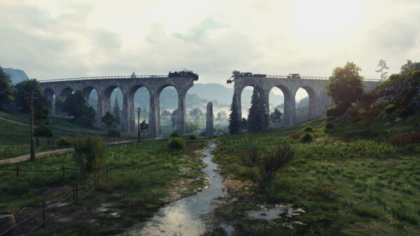 Wallpaper Tanks, Desktop, World, Broken, Bridge