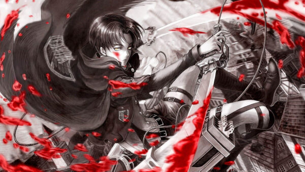 Wallpaper Mikasa, Levi, Attack, Ackerman, Titan