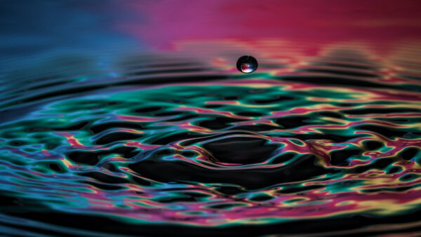 Wallpaper Water, Ripple, Color, Drop, Mobile, Mixed, Oil, Desktop, Liquid