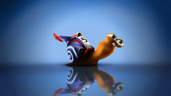 Wallpaper Colorful, Animated, Snail