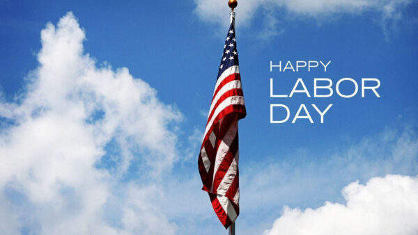 Wallpaper Flag, Labor, White, Sky, Blue, Background, Happy, Clouds, Day