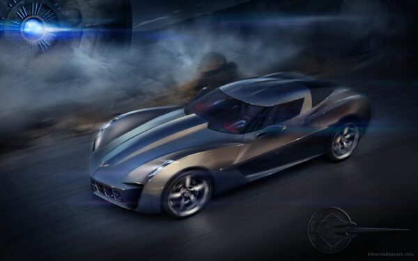 Wallpaper Stingray, Concept, Corvette, Chevrolet