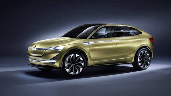 Wallpaper Skoda, VisionE, Concept