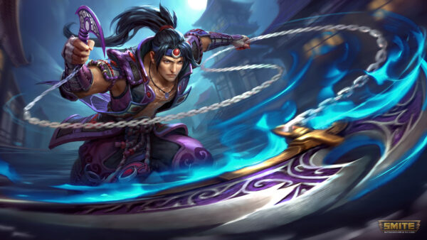 Wallpaper Cool, 4k, Wallpaper, Desktop, Free, Background, Smite, Pc, Download, Images, Games, Monitor, Tsukuyomi, Dual