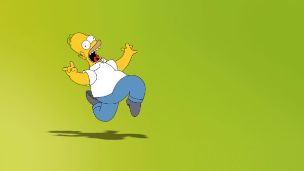 Wallpaper Green, Background, White, Bart, Blue, Pant, Simpson, Wearing, Movies, Shirt, Desktop, And