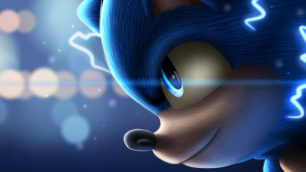 Wallpaper Desktop, Sonic, Blue, Closeup, Hedgehog, The