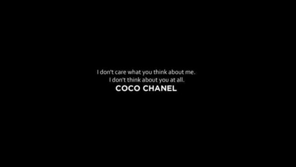Wallpaper Black, Desktop, Background, Coco, Chanel