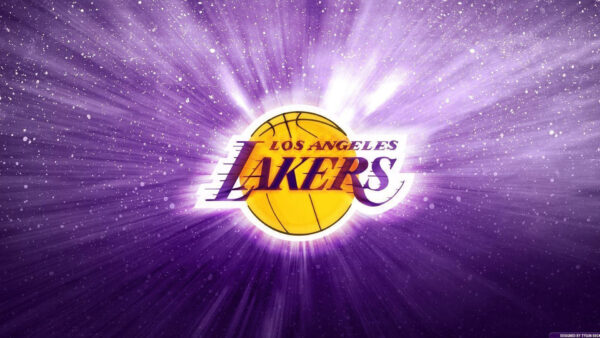 Wallpaper Sparkling, Log, Basketball, Lakers, Background, Purple, Sports, Desktop