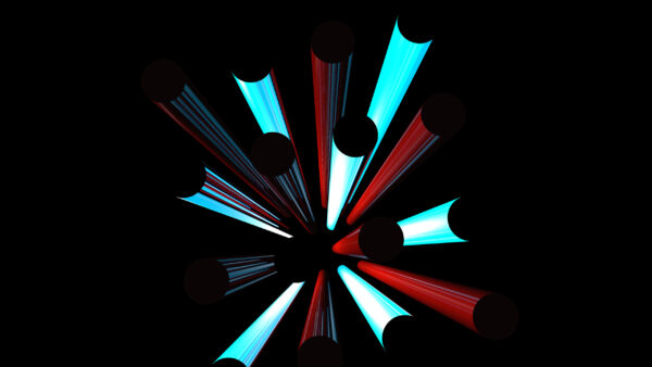 Wallpaper Ligths, Black, Abstract, Blue, Red