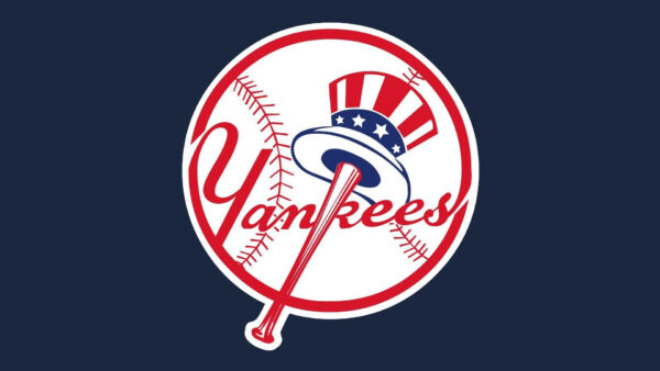 Wallpaper Yankees, Desktop, Logo, White, Red, Baseball, Background, Blue