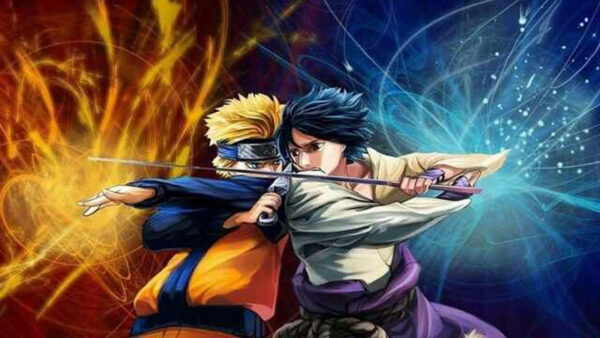 Wallpaper Sasuke, And, Clash, Naruto