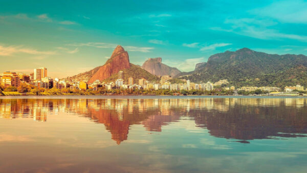 Wallpaper Rio, Reflection, City, Brazil, Travel, Janeiro